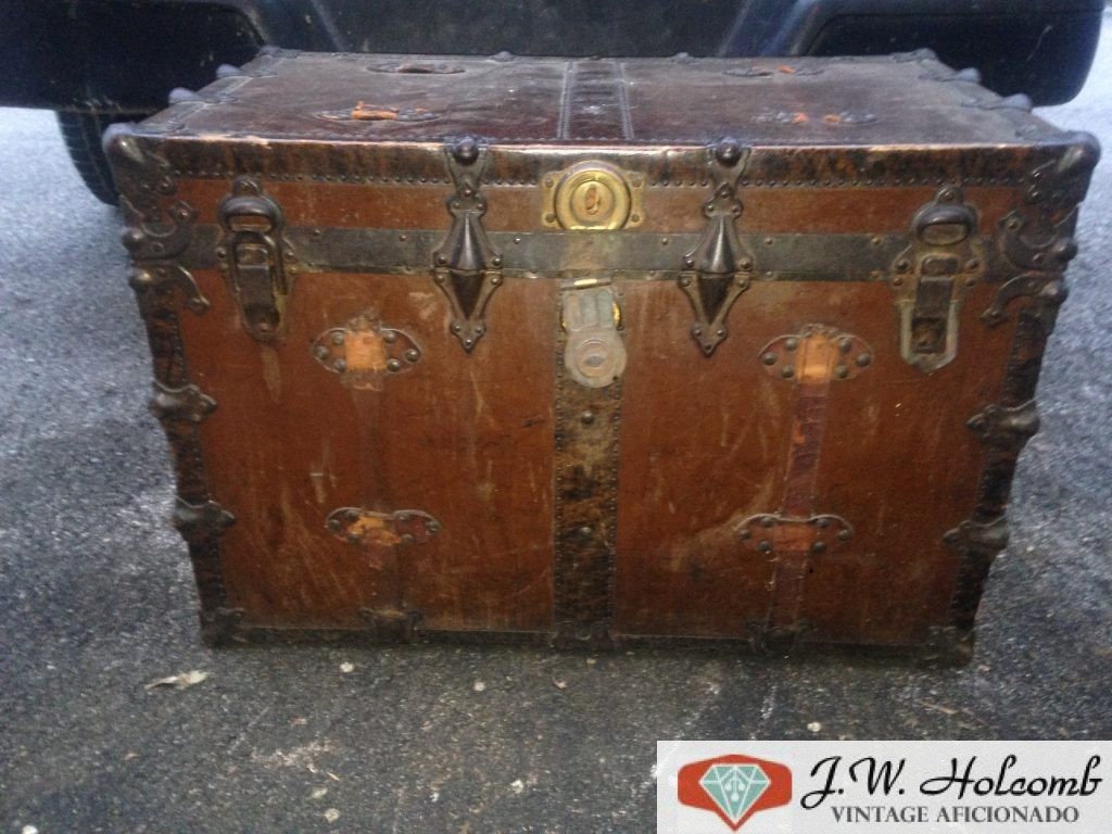 Antique Steamer Travel Trunk