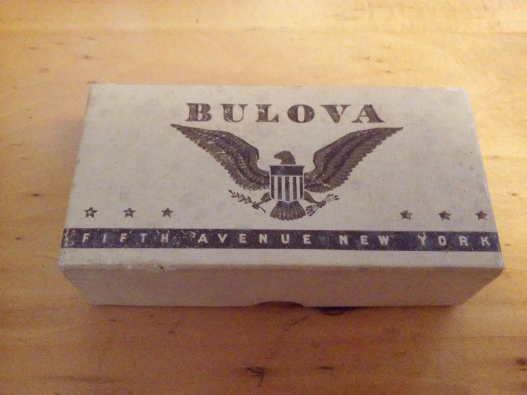 Vintage 1940s WWII Bulova Watch Box