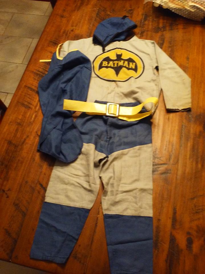 Vintage 1960s Batman Kids Costume