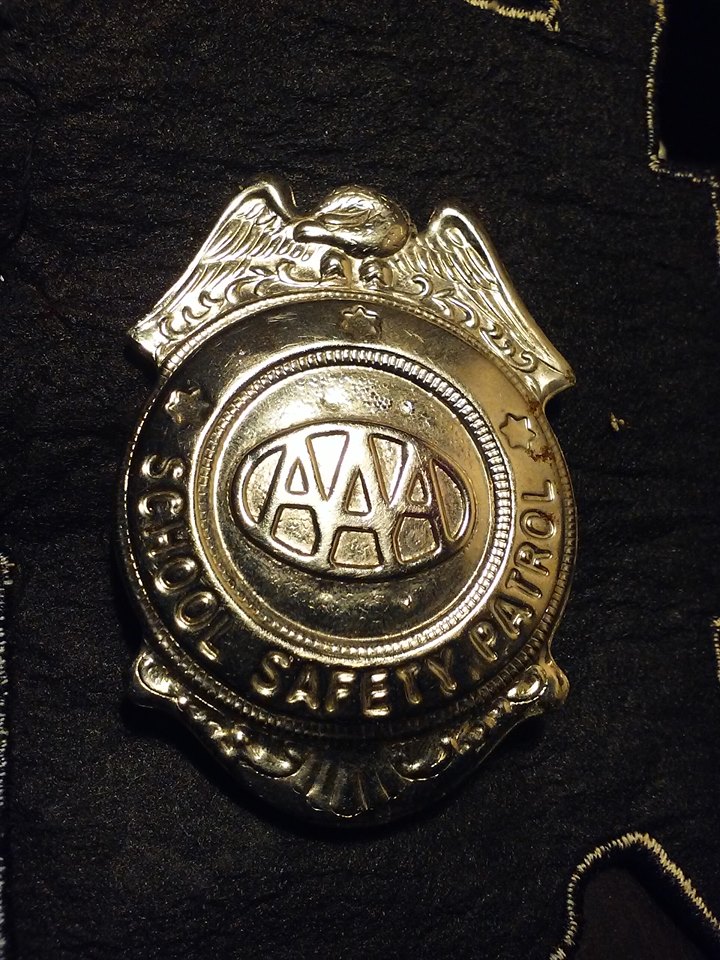 Vintage AAA School Safety Patrol Badge
