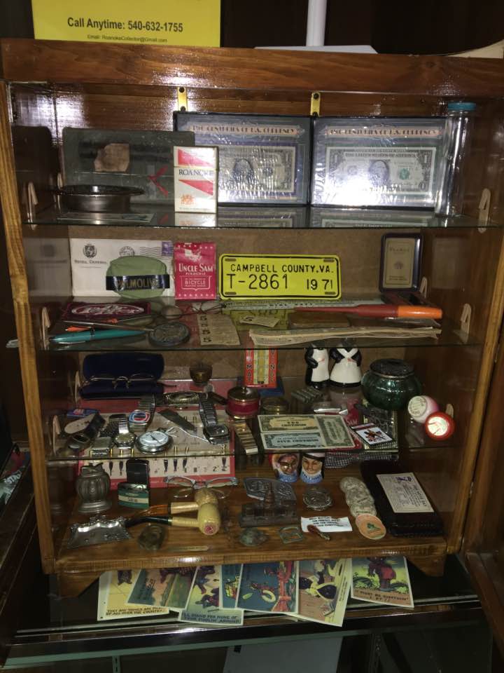 Vintage Knick Knack Collection Display