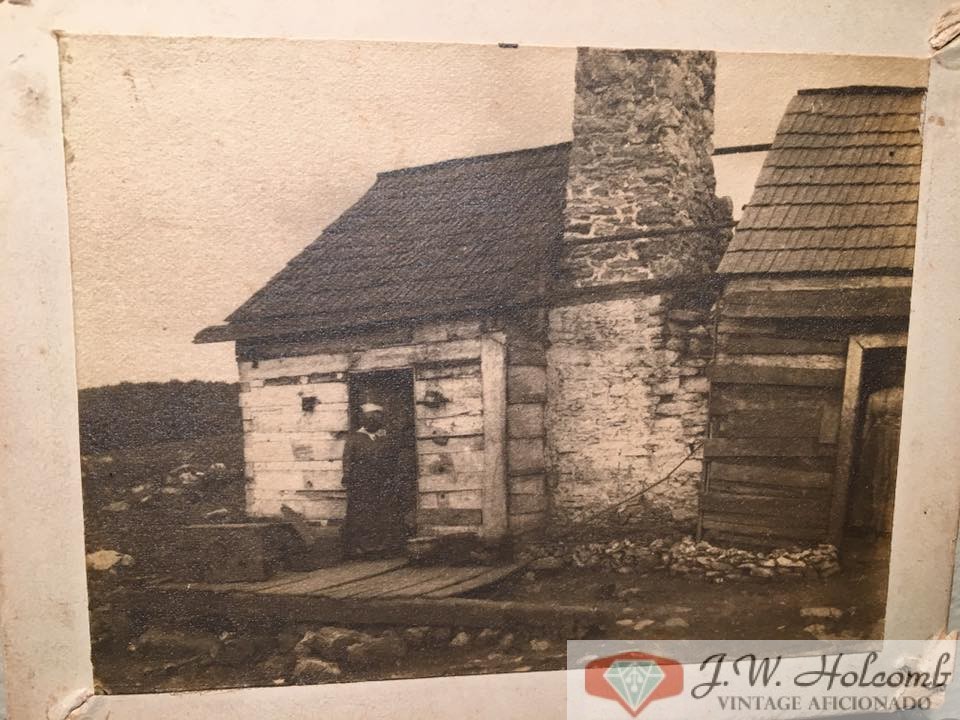 1880s Slave Women In Cabin Shack Doorway CDV Cabinet Card Antique Photo