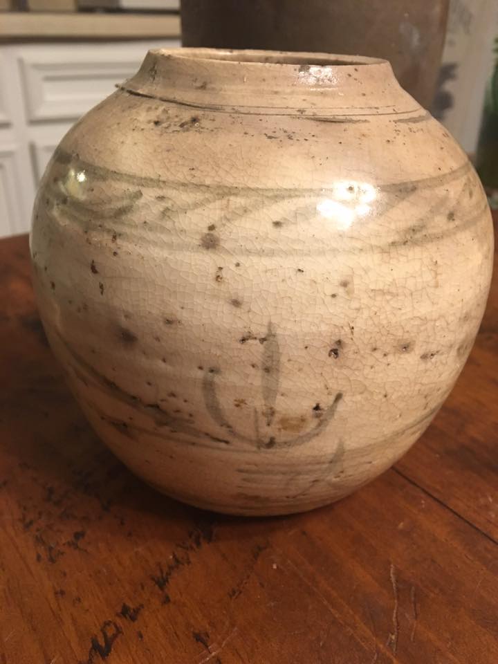 Antique Asian Ginger Jar 1800s Rare