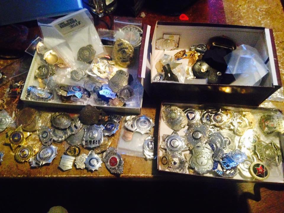 Large Vintage Badge Collection Great Find