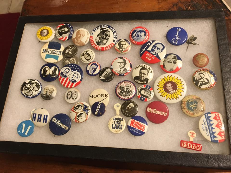 Political Campaign Buttons Pin Back Collection