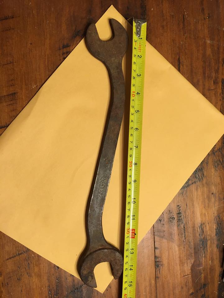 Vintage CO Railroad Wrench Marked