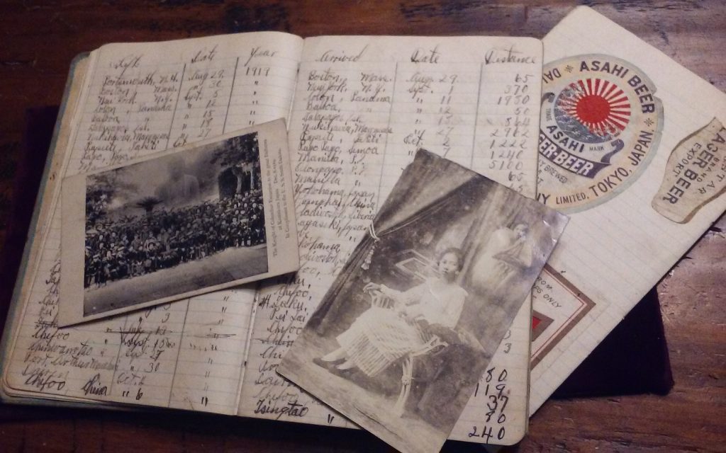 USS South Dakota Log book and Photos